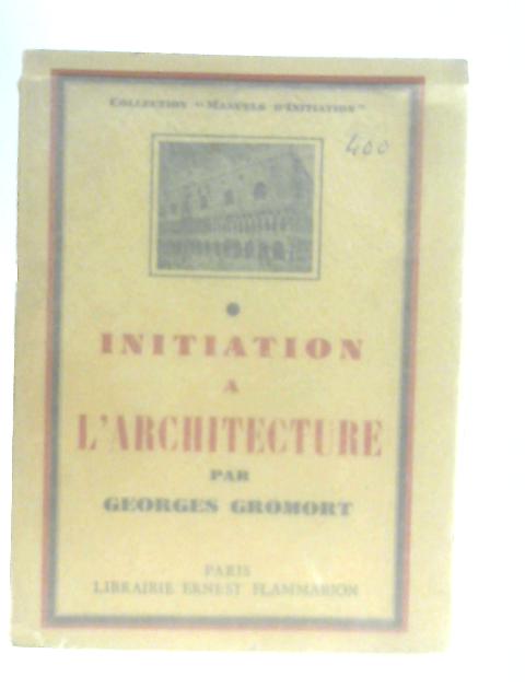 Initiation A L'Architecture