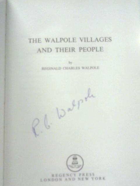Walpole Villages and Their People
