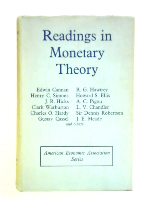 Readings in Monetary Theory