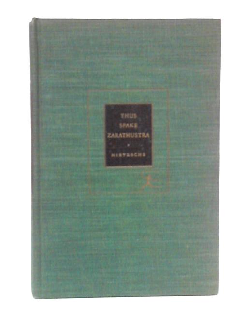 Thus Spake Zarathustra