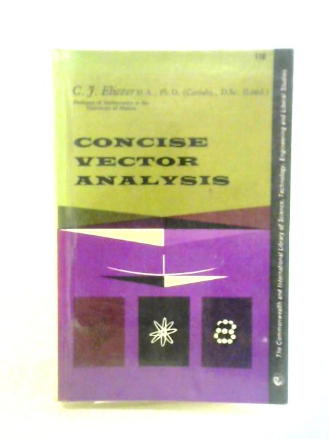 Concise Vector Analysis