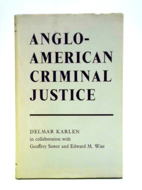 Anglo-American Criminal Justice