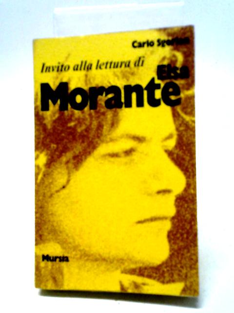 Invito Alla Lettura Di Elsa Morante