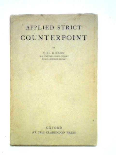 Applied Strict Counterpoint