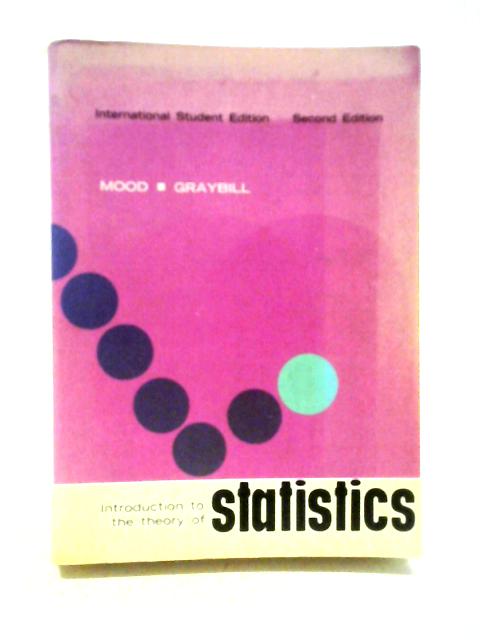Introduction to the Theory of Statistics