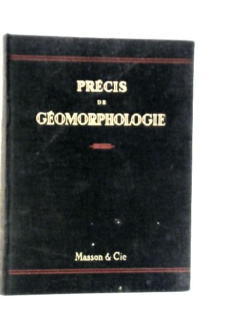 Precis de Geomorphologie