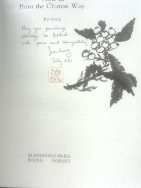 How to Paint the Chinese Way