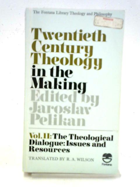 Twentieth Century Theology in the Making, Vol 2.