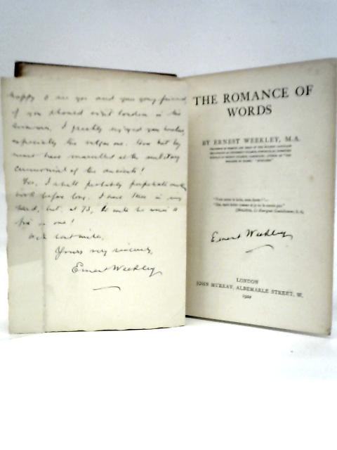 The Romance of Words