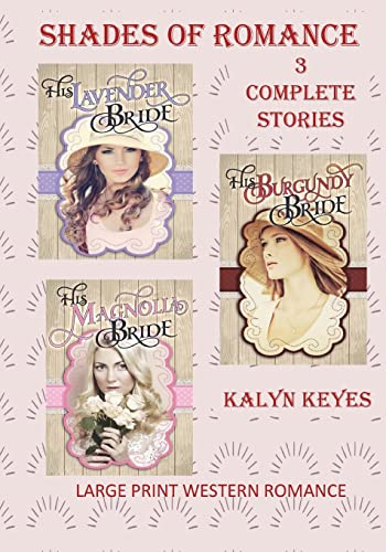 Large Print Western Romance