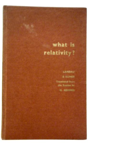 What is Relativity?