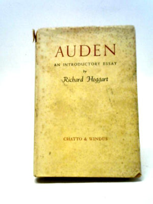 Auden: An Introduction Essay