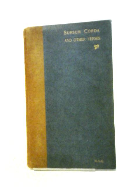 Sursum Corda, And Other Verses
