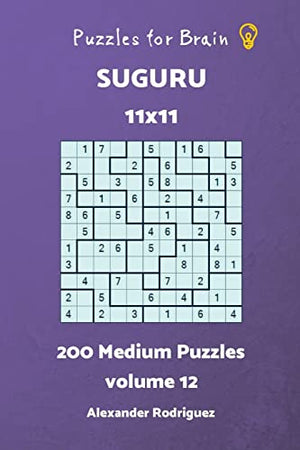 Puzzles for Brain Suguru - 200 Medium 11x11 vol.12