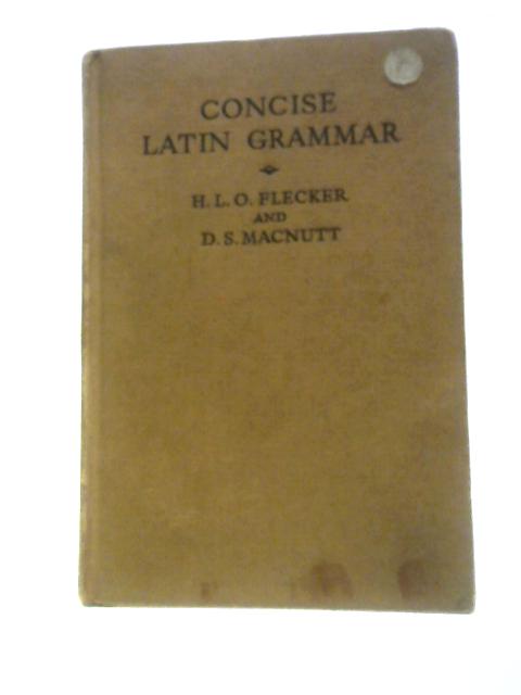 Concise Latin Grammar