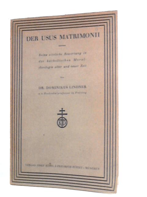 Der Usus Matrimonii