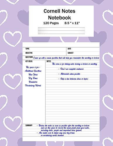 Cornell Notes Notebook