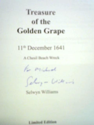 Treasure of the Golden Grape: 11th December 1641 a Chesil Beach Wreck