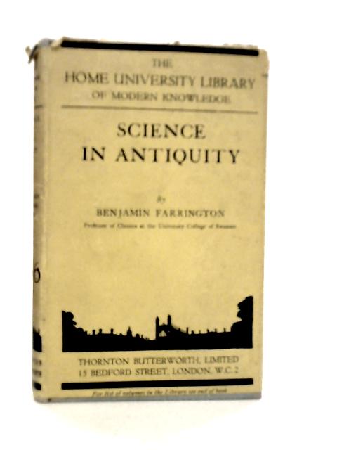 Science in Antiquity