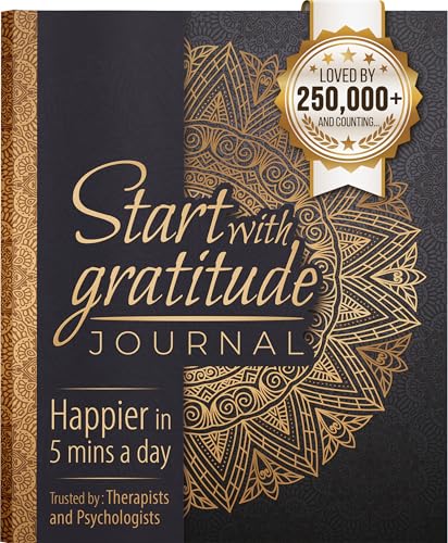 Start With Gratitude Daily Gratitude Journal  Positivity Diary for a Happier You in Just  Minutes a Day