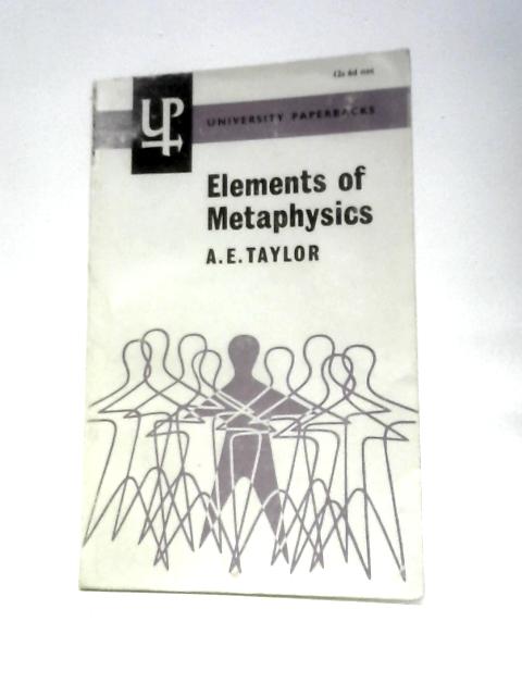 Elements of Metaphysics (University Paperbacks U.P. 25)
