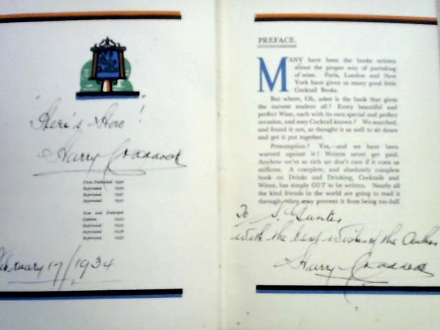 The Savoy Cocktail Book