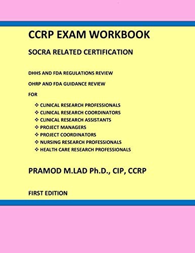 CCRP EXAM WORKBOOK: SOCRA CERTIFICATION