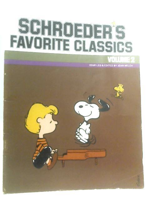 Schroeder's Favorite Classic Volume 2 [Peanuts Piano Books]
