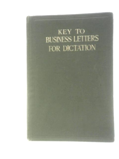 Key to Business Letters for Dictation