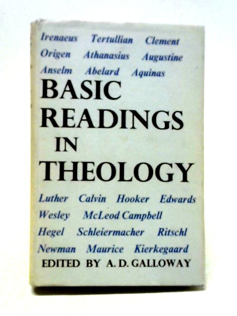 Basic Readings in Theology