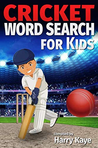 Cricket Word Search for Kids: County Championship teams, England's best players and more!