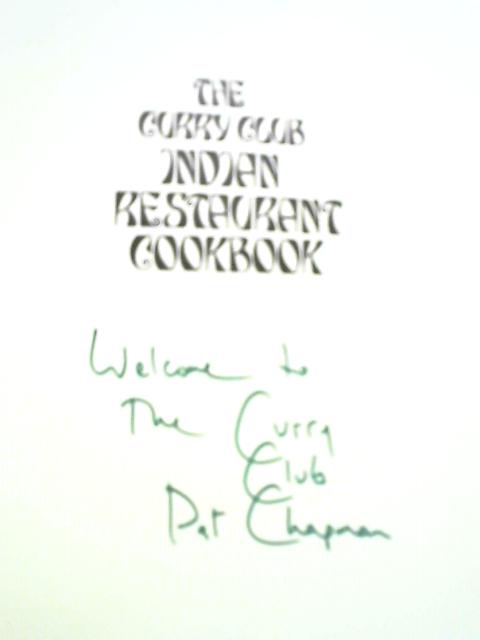 Indian Restaurant Cookbook