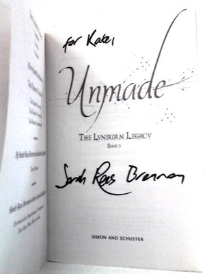 Unmade: The Lynburn Legacy, 3