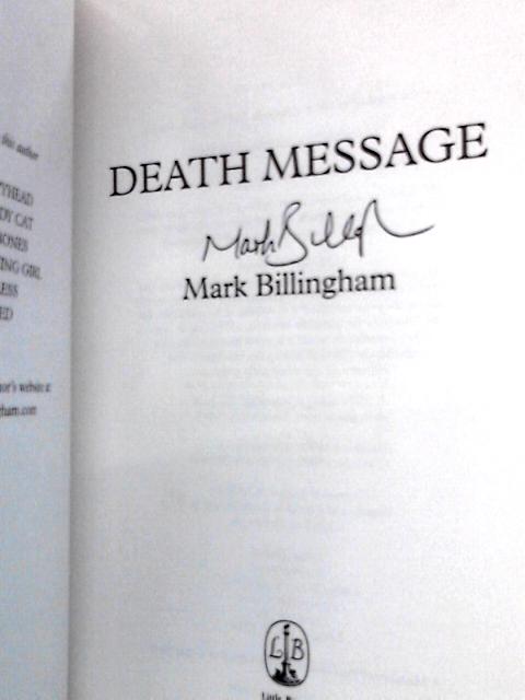 Death Message (Tom Thorne Thriller)