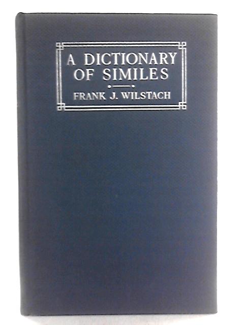 A Dictionary of Similes