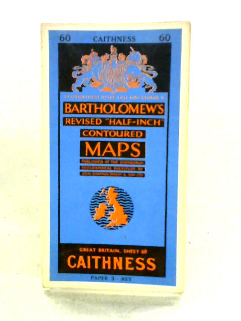 Bartholomew Half Inch Map Series Sheet 60 Caithness