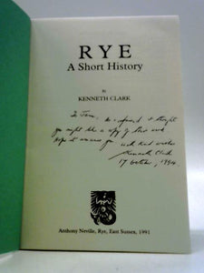 Rye: A Short History 