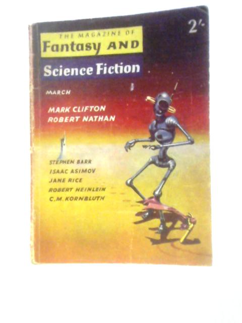 The Magazine of Fantasy and Science Fiction Vol 1, No 4, March 1960