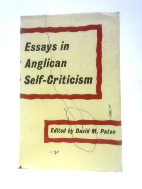 Essays in Anglican Self-Criticism