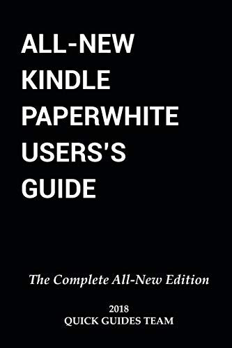 All-New Kindle Paperwhite User's Guide