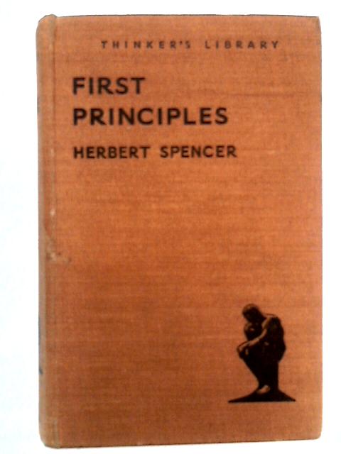 First Principles| Old & Rare at World of Books US