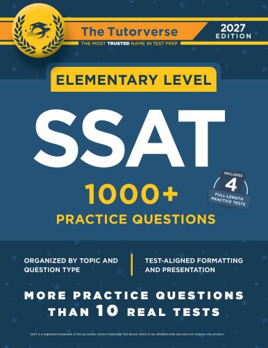 Elementary SSAT  Practice Questions