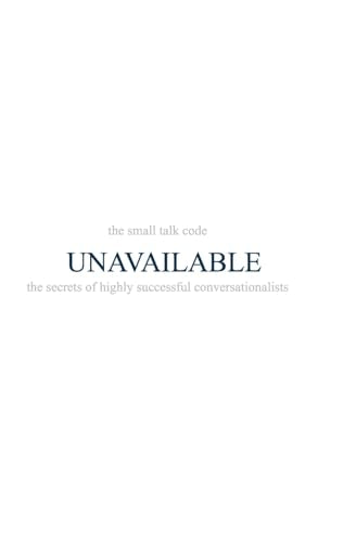 The Small Talk Code