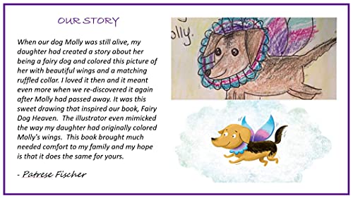Fairy Dog Heaven: Whimsical view of dog heaven helps kids cope with loss of dog. Kids dog book to help with pet loss.