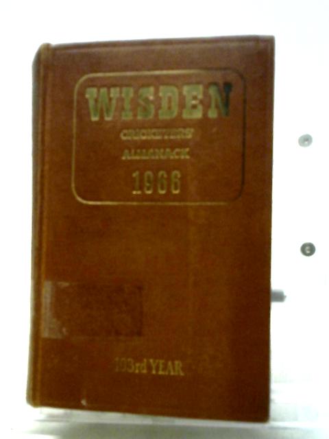 Wisden cricketers' almanack, 1966 (103rd year)