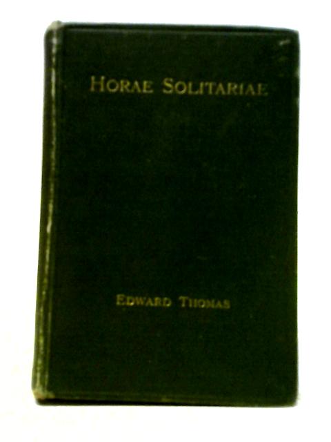 Horae Solitariae