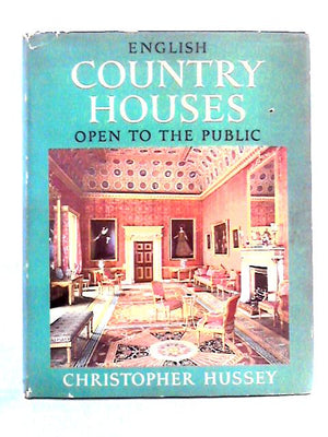 English Country Houses Open to the Public