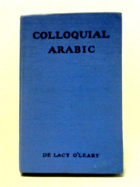 Colloquial Arabic