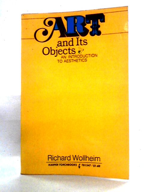 Art and its Objects: An Introduction to Aesthetics