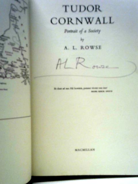 Tudor Cornwall: Portrait of a Society